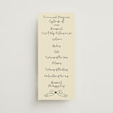 "Modern Love" - Wedding Programs in Champagne by Helena Vitto - Front