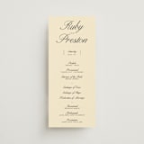 "Elegant and Formal" - Wedding Programs in Sunshine by Jen Ramsey - Front