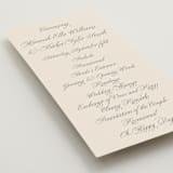 "Let's Say I Do" - Wedding Programs in Ivory by Petra Kern - Detail