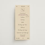 "Modern Fairy Tale" - Wedding Programs in Linen by Helena Vitto - Front