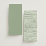 "Eternal Grace" - Wedding Programs in Leaf by Sherley Ferreira - Back of Card Options
