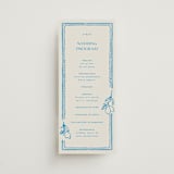 "Mediterraneo" - Wedding Programs in Ocean by Pati Cascino - Front