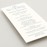 "Modern Romance" - Wedding Programs in Navy by Hooray Creative - Detail