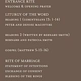 "Sweet scallop" - Wedding Programs in Taupe by Annie Clark - Detail