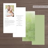 "palmetto" - Wedding Programs in Palmetto by kelli hall - Back of Card Options