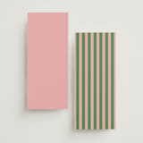 "Squiggly type" - Wedding Programs in Carnation by Creo Study - Back of Card Options