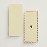 "Love Rests in a Garden" - Wedding Programs in Oat by Helena Vitto - Back of Card Options