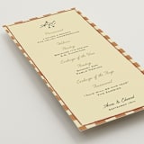 "Love Rests in a Garden" - Wedding Programs in Oat by Helena Vitto - Detail