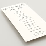 "Chic Union" - Wedding Programs in Mystic Raven by Cass Loh - Detail