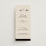 "krytharaki" - Wedding Programs in Raven by chocomocacino - Front