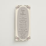 "Gathering Joy" - Wedding Programs in Champagne by Ana de Sousa - Front