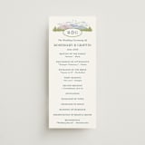 "River Valley" - Wedding Programs in Pine by Paper Sun Studio - Front