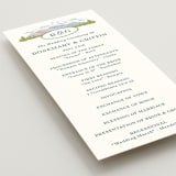 "River Valley" - Wedding Programs in Pine by Paper Sun Studio - Detail