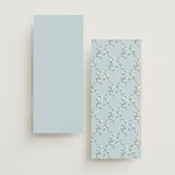 "Trailing Garden" - Wedding Programs in Butter mint by Laura Hankins - Back of Card Options