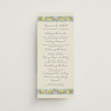 "Amalfi Coast Wedding" - Wedding Programs in Aqua by Chris Griffith - Front
