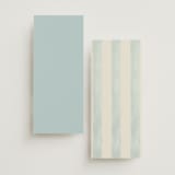 "Amalfi Coast Wedding" - Wedding Programs in Aqua by Chris Griffith - Back of Card Options