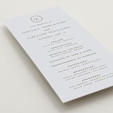 "callum" - Wedding Programs in Lavender by Ellen Schlegelmilch - Detail