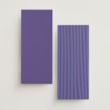 "Funky Bash" - Wedding Programs in Lavender by Wonderland - Back of Card Options