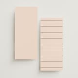 "NoHo" - Wedding Programs in Champagne by Hudson meet Rose - Back of Card Options
