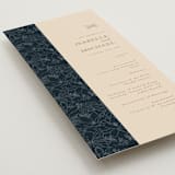 "Magnolias" - Wedding Programs in Sky by Sabrin Deirani - Detail