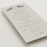 "Countryside Villa" - Wedding Programs in Noir by Shiny Penny Studio - Detail