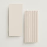 "Mirin" - Wedding Programs in Linen by Kate Ahn - Back of Card Options