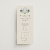 "Miniature Mountainscape" - Wedding Programs in Summer by Petra Kern - Front