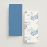 "Coastal Toile" - Wedding Programs in Sea by Jenna Holcomb - Back of Card Options