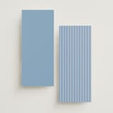 "Flora Arch" - Wedding Programs in Cerulean by Baumbirdy - Back of Card Options