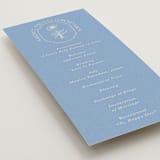 "Flora Arch" - Wedding Programs in Cerulean by Baumbirdy - Detail