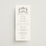 "Hand illustrated Garden Gate" - Wedding Programs in Forest by Jackie Crawford - Front