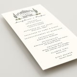 "Hand illustrated Garden Gate" - Wedding Programs in Forest by Jackie Crawford - Detail