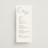 "Merge" - Wedding Programs in Cloud by Pixel and Hank - Front