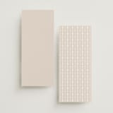 "Merge" - Wedding Programs in Cloud by Pixel and Hank - Back of Card Options