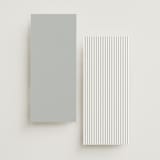 "Contemporary" - Wedding Programs in Cotton by Vanessa Doyle - Back of Card Options