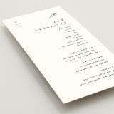 "Floral Cascade" - Wedding Programs in Alpine by Pixel and Hank - Detail
