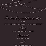 "Lavish" - Wedding Programs in Chalkboard by Design Lotus - Detail