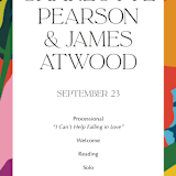 "To the max" - Wedding Programs in Garden by Inkblot Design - Detail