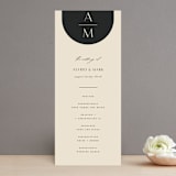 "Entwine" - Wedding Programs in Matchbook by Christie Garcia - Front