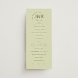 "News!" - Wedding Programs in Kiwi by Claudia Orengo - Front