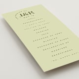 "News!" - Wedding Programs in Kiwi by Claudia Orengo - Detail