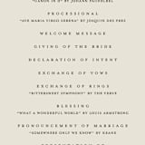 "Spectrum" - Wedding Programs in Teal by Heather Schertzer - Detail