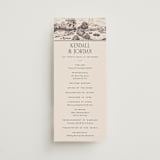 "New York Toile" - Wedding Programs in Antique by Jenna Holcomb - Front