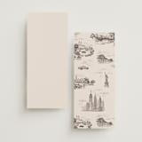 "New York Toile" - Wedding Programs in Antique by Jenna Holcomb - Back of Card Options