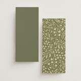 "Soria" - Wedding Programs in Meadow by Melanie Kosuge - Back of Card Options