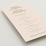 "Soria" - Wedding Programs in Meadow by Melanie Kosuge - Detail