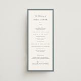 "Modern Stripes" - Wedding Programs in Capri by Emily Betts - Front
