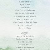"mountain wedding" - Wedding Programs in Summer by Anastasia Makarova - Detail