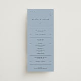 "Alaia" - Wedding Programs in Verona Sunset by Blustery August - Front