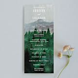 "Adventure Awaits" - Wedding Programs in Smoke by Elly - Front